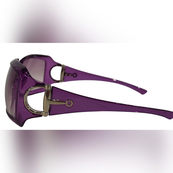 Purple GUCCI Horsebit Sunglasses, rare GG 2562/S  PT2 - Picture 5 of 10